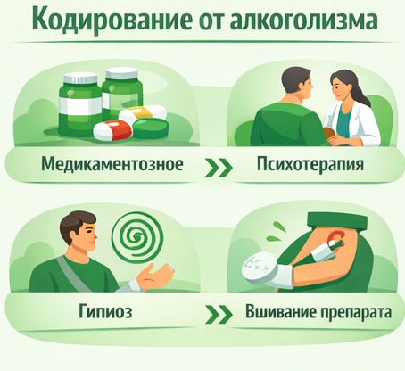 кодирование от алкоголизма в Калуге Санати